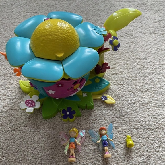 Polly Pocket Petal Playhouse 2001 Flower Fairies - Picture 5 of 9